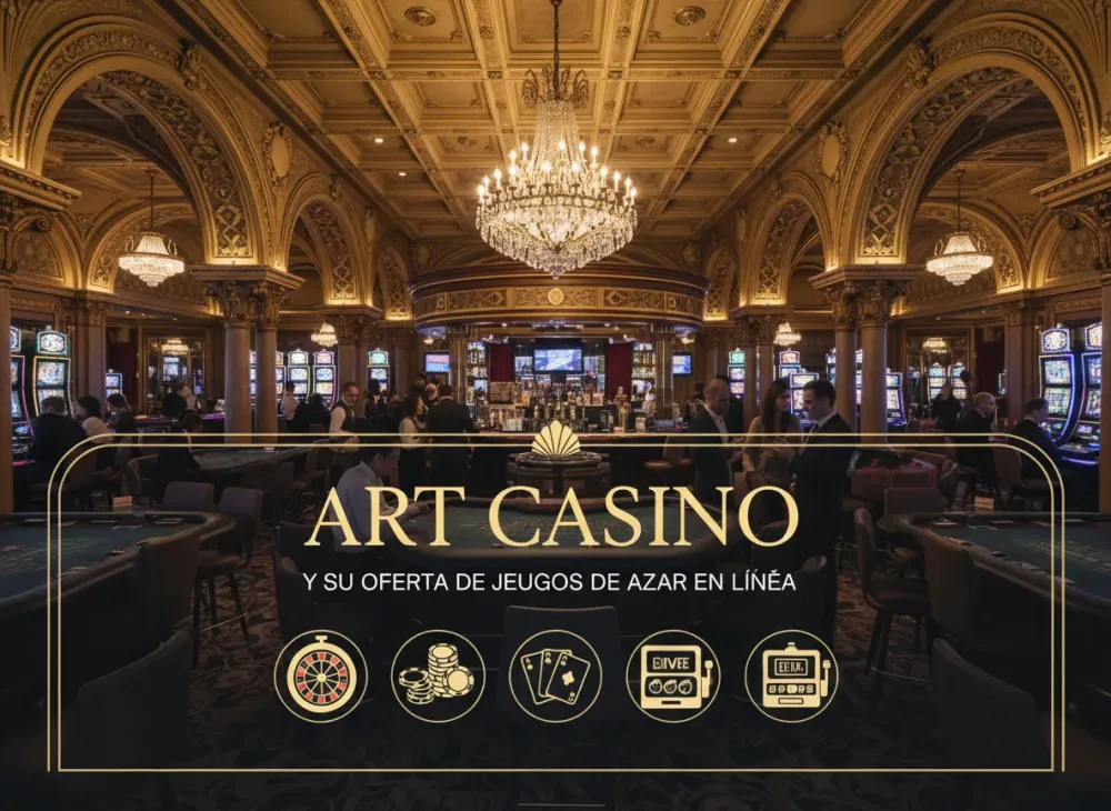 Art casino guía de juegos con diseño artístico